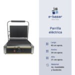 Parrilla Contacto Prensa Doble Grill Profesional Otten 2200w Plateado - Imagen 10
