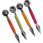 Ahuecador Descarozador Cuchara Para Papa Noisette Color Naranja