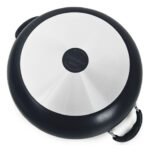 Wok Antiadherente C/ Tapa Y Asa Panelux Maximum Stone 28 Cm Negro - Imagen 6