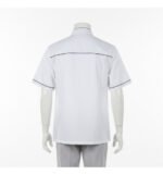 CHAQUETA DE CHEF BLANCA MANGA CORTA XL - TF505-17 - Imagen 4