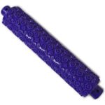 Palo De Amasar Con Relieve 26 Cm Violeta