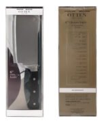 Hachuela Chef Profesional Acero Forjado Otten 16 Cm - BAZAR CHEFs Negro/plateado - Imagen 3
