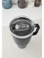 Vaso Térmico Acero C/ Manija Otten 800 Ml Negro Lisa - Imagen 9