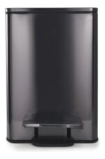 Cesto Recipiente Basura C/ Pedal Otten 30 Lts Negro