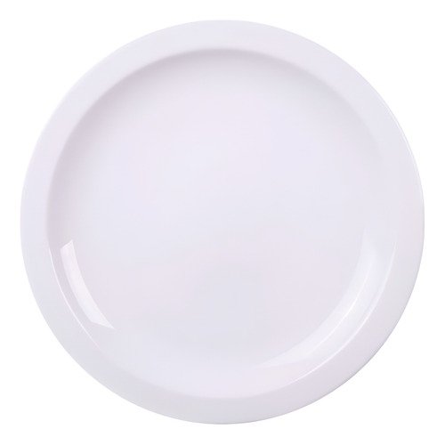 D_744311-MLA95213623556_102025-O Plato Postre Porcelana 21cm Tramontina Laura Color Blanco - Imagen 1