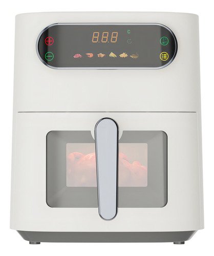 D_751107-MLA99472534436_112025-O Freidora De Aire Sin Aceite Panel Digital Airfryer Col Home Yc501b 5,5 Lts 1500w Color Blanco - Imagen 1
