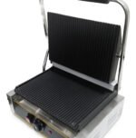 Parrilla Contacto Prensa Doble Grill Profesional Otten 2200w Plateado - Imagen 2