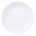 Plato Hondo Porcelana Tramontina Paula 22 Cm Blanco Paula