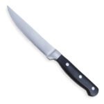 Cuchillo Forjado Profesional Otten 12 Cm - BAZAR CHEFs Negro/plateado