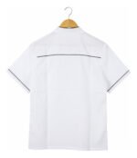 CHAQUETA DE CHEF BLANCA MANGA CORTA XL - TF505-17 - Imagen 5