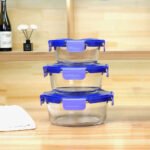 Taper Contenedor Redondo Luminarc Putina 400 Ml Azul - Imagen 4
