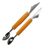 Ahuecador Descarozador Cuchara Para Papa Noisette Color Naranja - Imagen 2