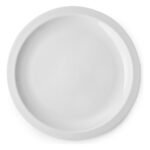 Plato Playo Porcelana Tramontina Laura 28 Cm Blanco Laura
