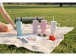 Vaso Térmico Acero C/ Manija Y Sorbete Otten 700 Ml Lila Lisa - Imagen 7