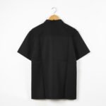 Chaqueta De Chef Para Cocina Manga Corta Unisex Otten Negro L - Imagen 3