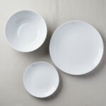 Plato Postre Porcelana Tramontina Paula 19 Cm Blanco Paula - Imagen 4