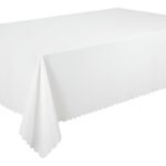Mantel Rectangular De Tela Poliéster Otten 3,5 X 1,5 Mts Blanco