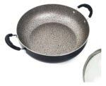 Wok Antiadherente C/ Tapa Y Asa Panelux Maximum Stone 28 Cm Negro - Imagen 5