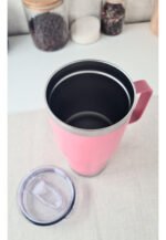 Vaso Térmico Acero C/ Manija Otten 800 Ml Rosa - Imagen 9