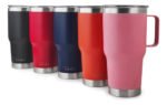 Vaso Térmico Acero C/ Manija Otten 800 Ml Negro Lisa - Imagen 4