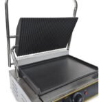 Parrilla Contacto Prensa Bajo Plana Profesional Otten 2200 W Plateado - Imagen 4