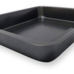 Asadera Molde Rectangular Antiadherente Para Horno 28 X 22 Gris Oscuro