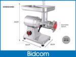 Trituradora De Carne Moretti Grinder 32 C/accesorio Embutido - Imagen 3