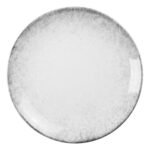 Plato Postre Porcelana Tramontina Camila 21 Cm Gris Camila