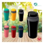 Vaso Térmico Miami De 650 Ml Con Tapa Tereré Academia Unitermi, Color Negro - Imagen 2