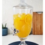 Dispenser De Bebidas Vidrio Con Canilla Otten 3 Lts Transparente