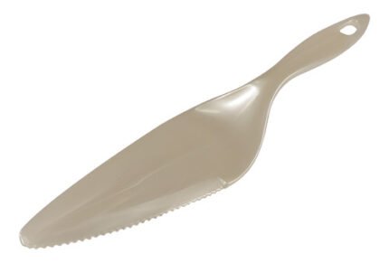 Espátula Cuchillo Pala Para Torta Dentada N01 23.5cm Mango Plástico Perlada