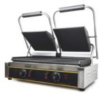 Parrilla Contacto Prensa Doble Grill Profesional Otten 4400w Plateado