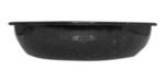 Plato Hondo Metal Enlozado Lozafer 21.5cm Negro Sin Ala Negro Liso - Imagen 2