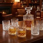 Set X 7 Piezas Para Whisky Vasos Y Licorera Otten 750 Ml Transparente - Imagen 4