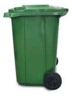 Tacho Contenedor Basura Reciclable Con Ruedas Otten 360 Lts Verde - Imagen 6