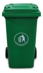 Tacho Contenedor Basura Reciclable Con Ruedas Otten 240 Lts Verde - Imagen 5