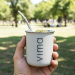 Mate Atérmico Acero Inoxidable Vima Recto Blanco Recto - Imagen 3