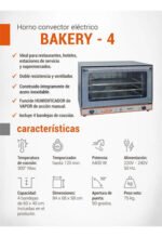Horno Eléctrico Convector Moretti Bakery 4 Industrial - Imagen 5