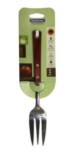 Tenedor De Ensalada Madera Polywood Tramontina Acero Inox - Imagen 2