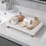 Bandeja Para Hogar Multiuso Melamina Blanca Con Patas Otten Blanco - Imagen 2