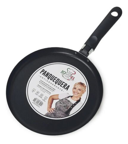 Panquequera Crepera Aluminio Antiadherente Jovifel 21 Cm Marrón Oscuro