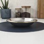 Bowl Ensaladera Acero Inoxidable Borde Bronce 18 Cm Plateado / Bronce - Imagen 6