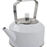 Pava Acero Inoxidable Tapa Acrílico Vima Siete Lagos 1,7 Lt Blanco