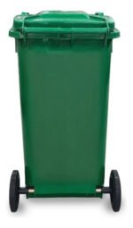 Tacho Contenedor Basura Reciclable Con Ruedas Otten 240 Lts Verde - Imagen 6