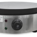 Crepera Panquequera Eléctrica Profesional Otten 3000 Watts Gris