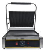 Parrilla Contacto Prensa Bajo Plana Profesional Otten 2200 W Plateado - Imagen 2