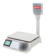 Balanza Comercial Digital Moretti Market 30kg Con Mástil Blanco
