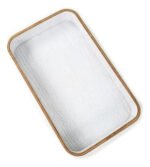 Bandeja Rectangular Multiuso Madera Carol 23x13 Cm Blanco - Imagen 6