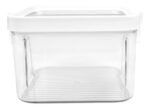Frasco Apilable Tarro Hermetico Contenedor Acrilico 10 Cm Blanco - Imagen 2