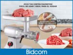 Trituradora De Carne Moretti Grinder 32 C/accesorio Embutido - Imagen 2